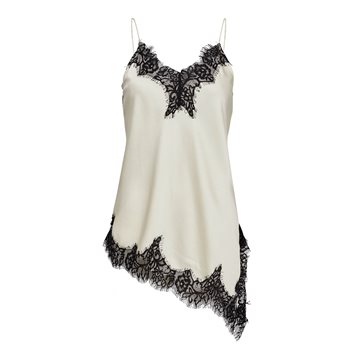 Haute L' Amitié - Naomi Asym Contrast Lingerie Top - Pearl